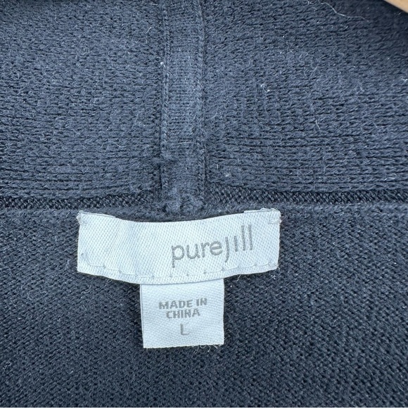 J. Jill pure Jill cotton & cashmere open front cardigan - Picture 6 of 7